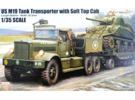 обзорное фото Scale model 1/35 Vehicle US M19 TANK TRANSPORTER ILoveKit 63502 Armored vehicles 1/35