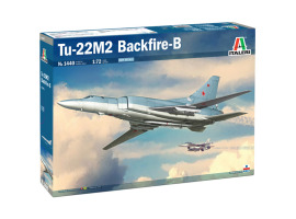 Scale model 1/72 Strategic bomber Tu-22M2 Backfire-B Italeri 1440