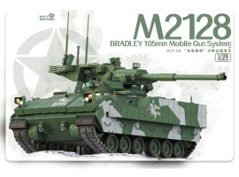 обзорное фото Збірна модель 1/35 Американська БМП M2128 Бредлі з 105-мм гарматою Magic Factory 2013 Бронетехніка 1/35