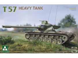 обзорное фото Збірна модель 1/35 Тяжкий американський танк Т57 Takom 2203 Бронетехніка 1/35