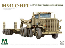 обзорное фото Scale model 1/72  M911 C-HET with M747 Heavy Equipment Semitrailer Takom 5024 Cars 1/72