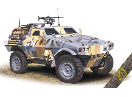 Scale model 1/72 French light armored car VBL 7.62 MG ACE 72420