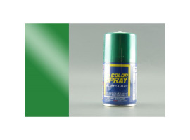 обзорное фото Аерозольна фарба Metallic Green / Зелений Металік Mr.Color Spray (100 ml) S77 Фарба / ґрунт в аерозолі
