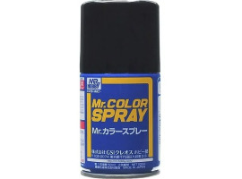 обзорное фото Spray paint Semi Gloss Black Mr.Color Spray (100 ml) S92 Spray paint / primer
