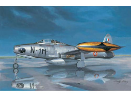 Buildable mode of the American F-84G Thunderjet