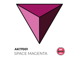 обзорное фото Акриловая краска SPACE MAGENTA / Манджента космос QUICK GEN COLOR AK-interactive AK 17001 QUICK GEN COLOR