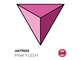 обзорное фото Acrylic paint PINK FLESH QUICK GEN COLOR AK-interactive AK 17002 QUICK GEN COLOR
