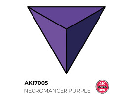 обзорное фото Acrylic paint NECROMANCER PURPLE QUICK GEN COLOR AK-interactive AK 17005 QUICK GEN COLOR