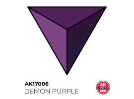 обзорное фото Acrylic paint DEMON PURPLE QUICK GEN COLOR AK-interactive AK 17006 QUICK GEN COLOR