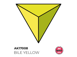обзорное фото Acrylic paint BILE YELLOW QUICK GEN COLOR AK-interactive AK 17008 QUICK GEN COLOR
