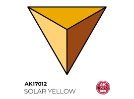 обзорное фото Акриловая краска SOLAR YELLOW / Солнечно-желтый QUICK GEN COLOR AK-interactive AK 17012 QUICK GEN COLOR