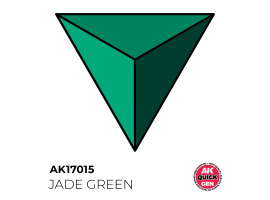 обзорное фото Acrylic paint JADE GREEN QUICK GEN COLOR AK-interactive AK 17015 QUICK GEN COLOR