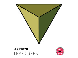 обзорное фото Acrylic paint LEAF GREEN QUICK GEN COLOR AK-interactive AK 17020 QUICK GEN COLOR