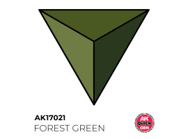 обзорное фото Acrylic paint FOREST GREEN QUICK GEN COLOR AK-interactive AK 17021 QUICK GEN COLOR