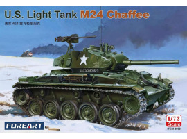 Scale model 1/72 American light tank M24 Chaffee Foreart 2003