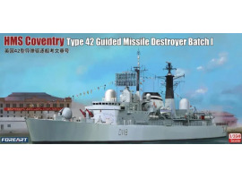 Scale model 1/350 British destroyer Coventry Type 42 Foreart 3001