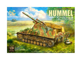 Scale model 1/35 SPG Hummel Sd.Kfz.165 15 cm sFH 18/1 Early production Border Model BT-032