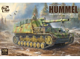 Scale model 1/35 SPG Hummel Sd.Kfz.165 15 cm sFH 18/1 late production Border Model BT-035