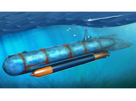 обзорное фото Сборная модель подводной лодки German Molch Midget Submarine Подводный флот