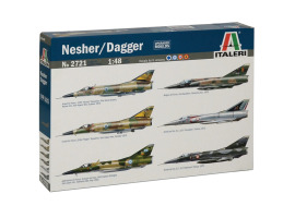 Збірна модель 1/48 Літак IDF Nesher / Dagger Italeri 2721 Збірна модель 1/48 Літак IDF Nesher / Dagger Italeri 2721