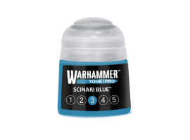 обзорное фото Акрилова фарба Warhammer Tone Pro: Scinari Blue 3 Акрилові на водній основі