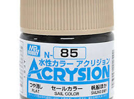 обзорное фото Water-based acrylic paint Acrysion Sail Color Mr.Hobby N85 Acrylic paints