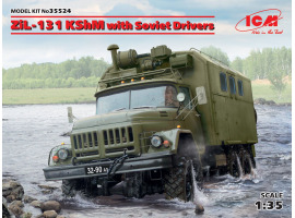 обзорное фото ZiL-131 KShM with Soviet Drivers Cars 1/35