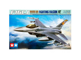 обзорное фото Scale model 1/32 Single-engine Multirole Fighter F-16 Fighting Falcon Tamiya 60315 Aircraft 1/32
