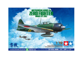 обзорное фото Збірна модель 1/72 Літак MITSUBISHI A6M3/3A ZERO FIGHTER MODEL 22 (ZEKE) Tamiya 60785 Літаки 1/72