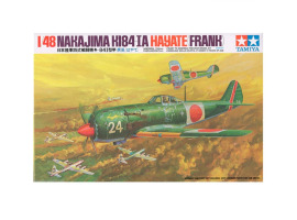 обзорное фото Сборная модель 1/48 Самолет Nakajima Ki-84-Ia Hayate Тамия 61013 Самолеты 1/48