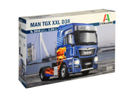 Збірна модель 1/24 вантажний автомобіль / тягач Man TGX XXL D38 Italeri 3916