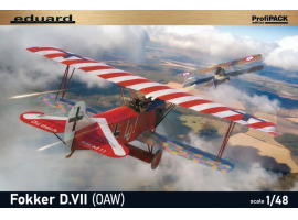 Scale model 1/48 German fighter Fokker D.VII (OAW) Eduard 8136