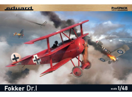 обзорное фото Сборная модель 1/48 Триплан Fokker Dr.I Эдуард 8162 Самолеты 1/48