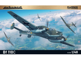 обзорное фото Сборная модель 1/48 Самолет Bf 110C Эдуард 8209 Самолеты 1/48