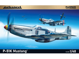 Сборная модель 1/48 Самолет P-51K Mustang Эдуард 82105