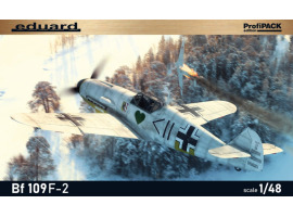 Сборная модель 1/48 Самолет Bf 109F-2 Эдуард 82115