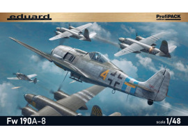 Scale model 1/48 Airplane Fw 190A-8 Eduard 82147