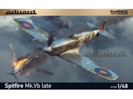 Scale model 1/48 British fighter Spitfire Mk.Vb late Eduard 82156