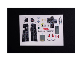 McDonnell F-101 A/C VooDoo 3D декаль интерьер для комплекта Zimi Model / KittyHawk 1/48 KELIK K48135