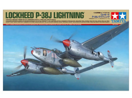 Сборная модель 1/48 самолет Lockheed P-38J Lightning Тамия 61123