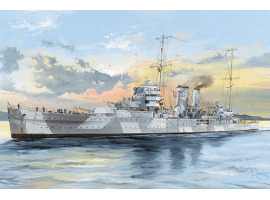 обзорное фото Сборная модель 1/350 Тяжелый крейсер HMS York Трумпетер 05351 Флот 1/350