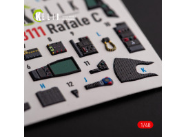 обзорное фото Rafale C 3D decal interior for Academy/Revell 1/48 kit KELIK K48111 3D Decal