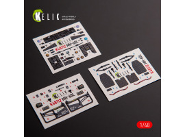 обзорное фото MH-60L Black Hawk 3D decal interior for ICM kit 1/48 KELIK K48112 3D Decal