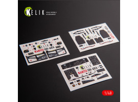 обзорное фото UH-60A Black Hawk - Type 1 3D decal interior for ICM kit 1/48 KELIK K48113 3D Decal