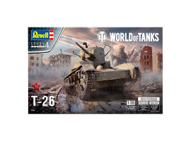 обзорное фото Збірна модель 1/35 World of Tanks T-26 Revell 03505 Бронетехніка 1/35