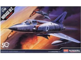 Scale model 1/48 airplane Mirage III-C Academy 12247