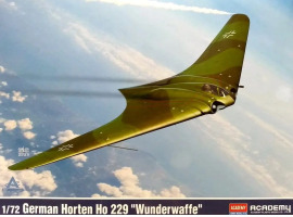 обзорное фото Збірна модель 1/72 винищувач Хортен Ho 229 'Wunderwaffe' Academy 12583 Літаки 1/72