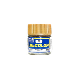 обзорное фото Gold metallic, Mr. Color solvent-based paint 10 ml / Золото металік Нітрофарби