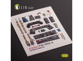 FW-190A-6 3D декаль інтер'єр для комплекту Border Models 1/35 КЕЛИК K35041