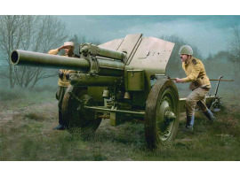 обзорное фото Сборная модель 1/35 Советская 122-мм гаубица образца 1938 г. Трумпетер 02344 Артиллерия 1/35